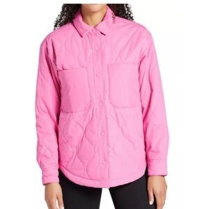 Alpine Design Dragonfruit Pink Quilted Shacket